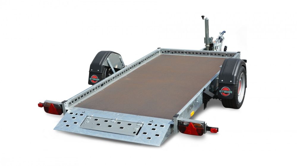 Foto WOM XT 750kg Verlaagbare motortrailer 251x128cm